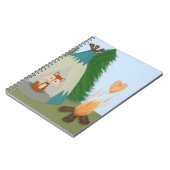 Cute Lone Fox Notitieboek (Linkerzijde)