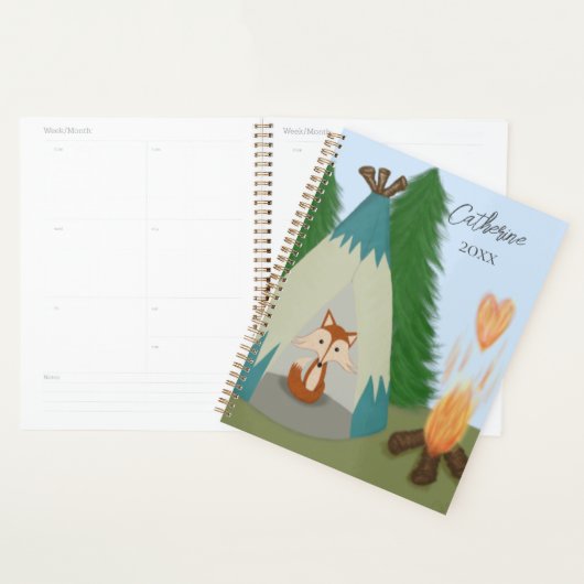 Cute Lone Fox Planner (Display)