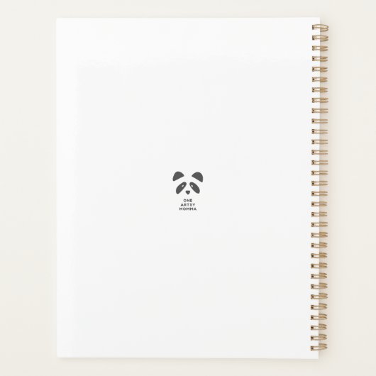 Cute Lone Fox Planner (Achterkant)