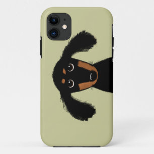 Cute Long Hazard Dachshund Puppy iPhone 11 Hoesje