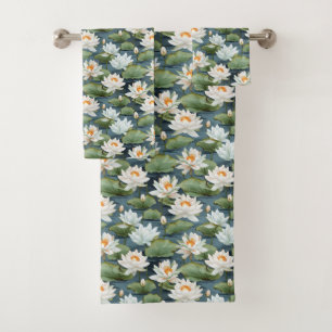 Cute Lotus motif carrelé