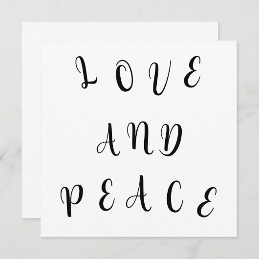 Cute Love and Peace (Voorkant / Achterkant)