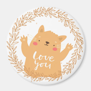 Cute Love Cat Magneet
