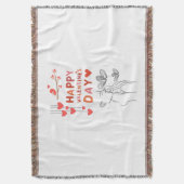 Cute Love Couple Deken (Voorkant Verticaal)