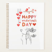 Cute Love Couple  Planner (Voorkant)