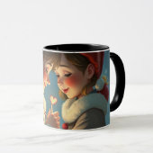 Cute Love couple tasse de café (Devant droit)