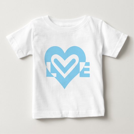 Cute Love Graphic in Blue (Voorkant)