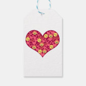 Cute Love Kiss Lips Emoji Heart Cadeaulabel (Achterkant)