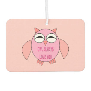 Cute Love Message Owl Air Freshener Luchtverfrisser