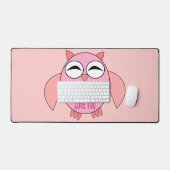 Cute Love Message Owl Bureaumat (Keyboard & Muis)