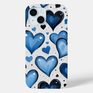 Cute Love Pattern iPhone Hoesje