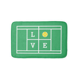 Cute LOVE tennis court badmat for badc