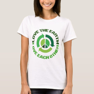 Cute Love the Earth Environmental Activist T-shirt