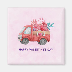 Cute Love Truck Carft Valentijn Goodies Magneet