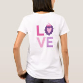 Cute Love Typography T-Shirt (Achterkant)