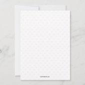 Cute Lovebirds Couples Douche Invitation (Dos)