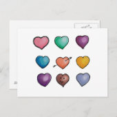 Cute Lovehararts Briefkaart (Voorkant / Achterkant)