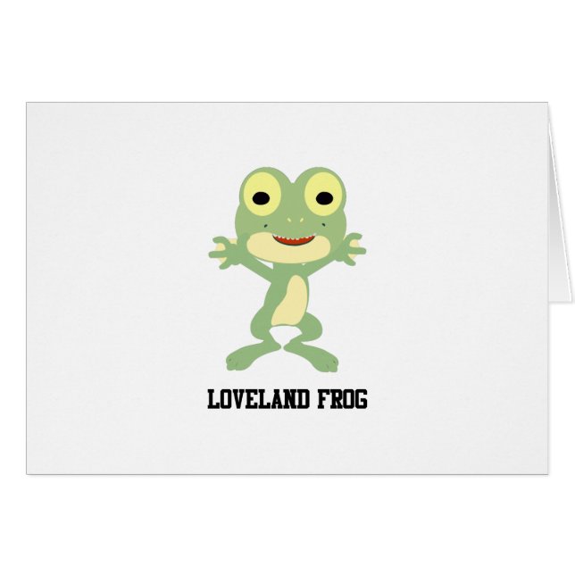 Cute Loveland Frog (Devant Horizontal)
