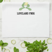 Cute Loveland Frog Theedoek (Gevouwen)