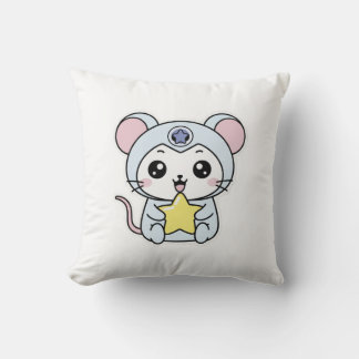 Cute lovely little adorable mouse kussen