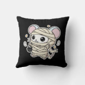 Cute lovely little mouse ready for Halloween Kussen (Achterkant)