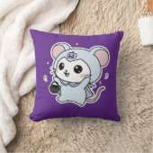 Cute lovely little mouse ready for Halloween Kussen (Deken)