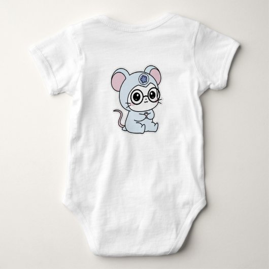 Cute lovely little mouse romper (Achterkant)