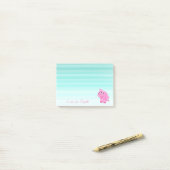 Cute Lovely Stylish Girly, Baby Elephant Post-it® Notes (Op bureau)