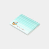 Cute Lovely Stylish Girly, Cupcake Post-it® Notes (Schuin)