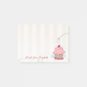 Cute Lovely Stylish Girly, Cupcake Post-it® Notes (Voorkant)