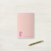 Cute Lovely Stylish Girly,Dog Post-it® Notes (Op bureau)