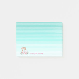 Cute Lovely Stylish Girly Mixer Flowers Post-it® Notes