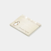 Cute Lovely Stylish, Happy Penguine Post-it® Notes (Schuin)