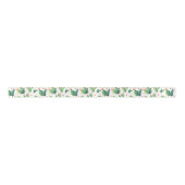 Cute Lovely Succulent Cactus Satin Ribbon Lint (Voorkant)