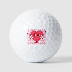 Cute Lover Babe Heart Golfballen