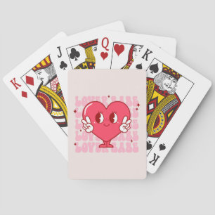 Cute Lover Babe Heart Pokerkaarten