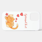 Cute Loving Oranje Tabby Kitten Case-Mate iPhone Case (Achterkant (horizontaal))