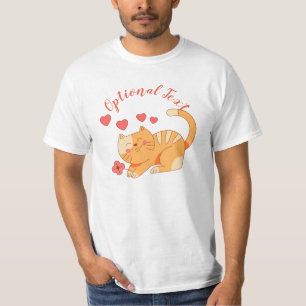 Cute Loving Oranje Tabby Kitten T-shirt