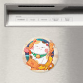 Cute Lucky Cat Magneet (Insitu (Vaatwasser))