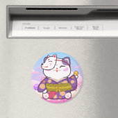 Cute Lucky Cat Magneet (Insitu (Vaatwasser))