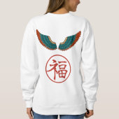 Cute Lucky Cat Sweatshirt (Achterkant)