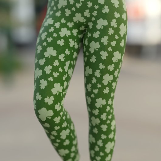 Cute Lucky Green Jour de la Saint Patrick Leggings