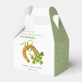 Cute Lucky Shamrock St Patrick's Day Kinderen Birt Bedankdoosjes (Achterkant)