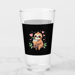 Cute Luiaard Boba Bubble Melk Thee Kawaii Vrouwen Glas