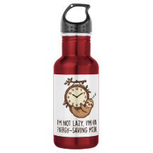 Cute Luiaard Energiebesparingsmodus Grappige Koffi