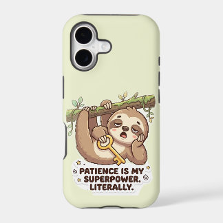 Cute Luiaard Geduld Is Mijn Superkracht iPhone 11