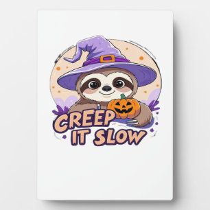 Cute Luiaard Halloween Shirt � Grappige Creep It S Fotoplaat
