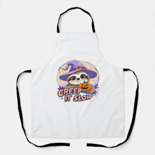 Cute Luiaard Halloween Shirt � Grappige Creep It S Schort
