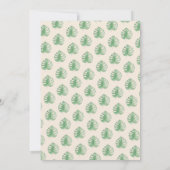 Cute Luiaard Jungle Baby Shower Kaart (Achterkant)