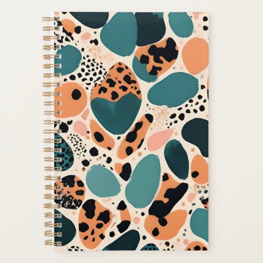Cute Luipaard Dierprint Planner (Voorkant)